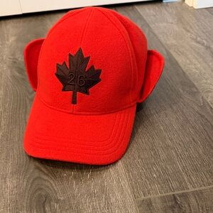 Team Canada wool-blend trapper hat